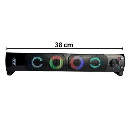 Imagem de Caixa de Som Multimídia Soundbar Alto Falante Knup Gamer Para PC Notebook