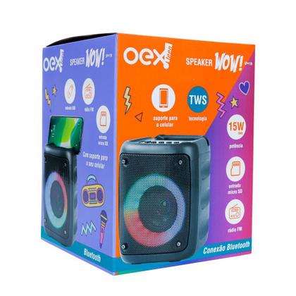 Imagem de Caixa de som oex sp110 speaker wow preta