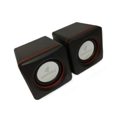 Imagem de Caixa de Som Para Computador Mini Notebook USB P2 6W GoldenNultra - GoldenUltra