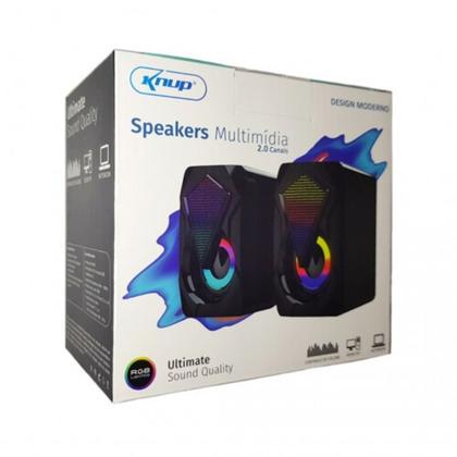 Imagem de Caixa De Som  Para Computador Notebook Pc Gamer Led Rgb