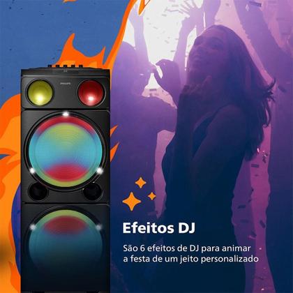 Imagem de Caixa de Som para Festas Philips TAX5509/78 Bluetooth, Preto