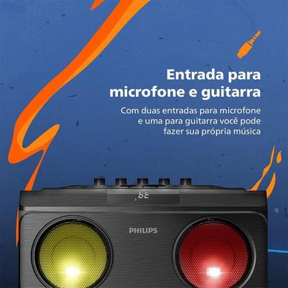 Imagem de Caixa de Som para Festas Philips TAX5509/78 Bluetooth, Preto