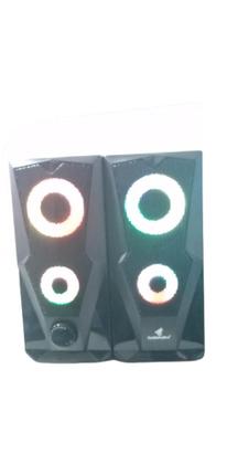 Imagem de Caixa De Som Para Pc 12w Gamer Usb 5v Led Rgb