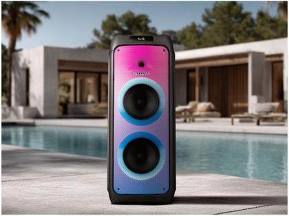 Imagem de Caixa de Som PartyBox AIWA PB-06 Bluetooth 20H RGB USB TWS Preto
