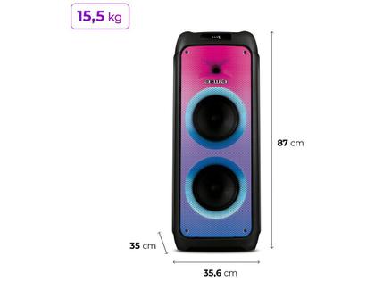 Imagem de Caixa de Som PartyBox AIWA PB-06 Bluetooth 20H RGB USB TWS Preto