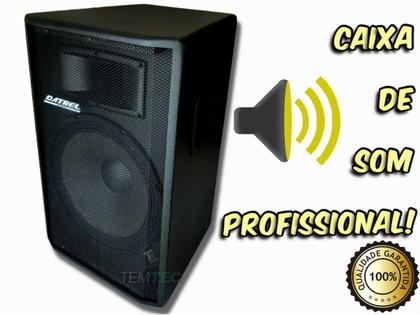 Imagem de Caixa de som passiva 15" 300w datrel portátil profissional