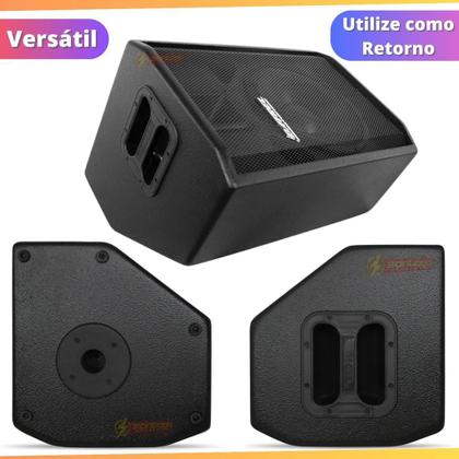 Caixa de Som Passiva Acustica 200w Rms Profissional Datrel Para igreja ...