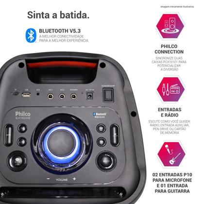 Imagem de Caixa de Som Philco Extreme Flash Lights 2000W PCX10101