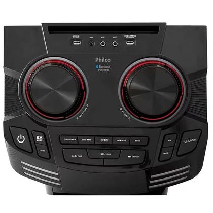 Imagem de Caixa de Som Philco PCX20000 Acústico Portátil 1800W Com Luzes e Bluetooth Preto