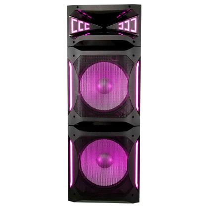 Caixa de Som Philco PCX30000 2500W RMS Bluetooth Ex Bass 2 Woofers