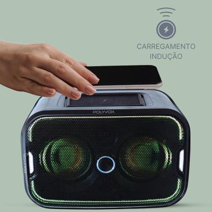 Imagem de Caixa de Som Polyvox Bluetooth Hi-Tech X-5 Induction Charge