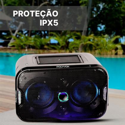 Imagem de Caixa de Som Polyvox, Induction Charge, Bluetooth, 980W, Bivolt, Preto - Hi-Tech X-5