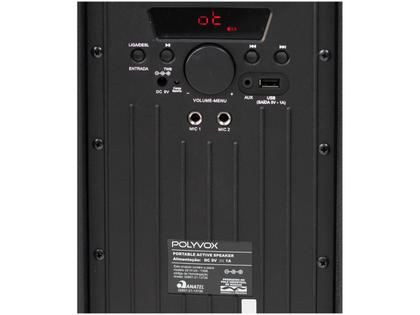 Caixa de Som Polyvox XC 515T Bluetooth Amplificada - Portátil 600W