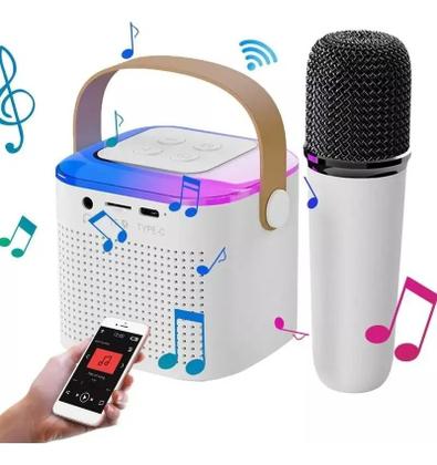 Imagem de Caixa de Som Portatil 10W Com 1 Microfone Karaoke Automex AL-8583