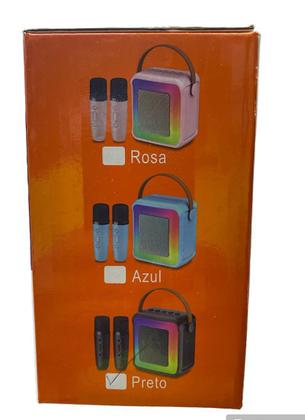 Imagem de Caixa de Som Portatil 10W Com 2 Microfone Karaoke Automex AM-8559