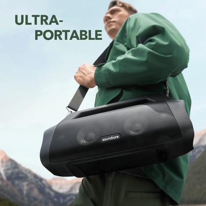Caixa de Som Portátil Anker Soundcore Motion Boom Plus - 80W - À