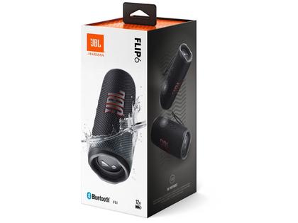 Imagem de Caixa De Som Portátil Bluetooth Flip 6 BLK À Prova D'água Preta Original - JBL