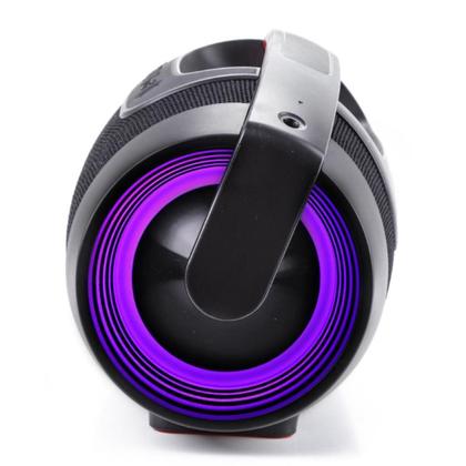 Imagem de Caixa de Som Portátil Boombox DW242 Design, Potência e Conectividade