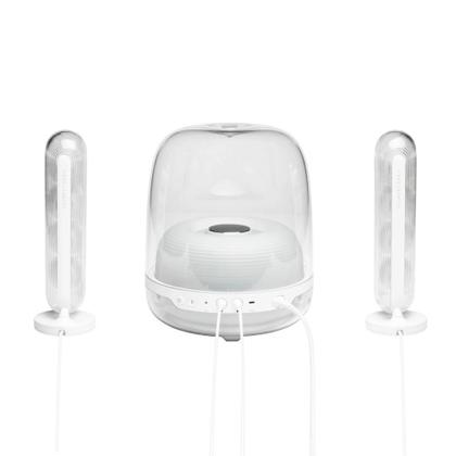 Imagem de Caixa de Som Portátil Harman Kardon Soundsticks 4, 140W RMS, Bluetooth - HKSOUNDSTICK4WHTBR