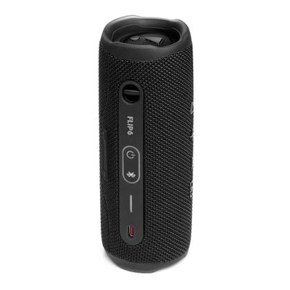 Imagem de Caixa de Som Portátil JBL Flip 6, Bluetooth, À prova D'Água, USB-C, Preto