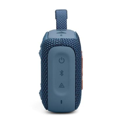 Imagem de Caixa de Som Portátil JBL GO 4, Bluetooth, 4.2w RMS, Até 7h, Azul - JBLGO4BLU
