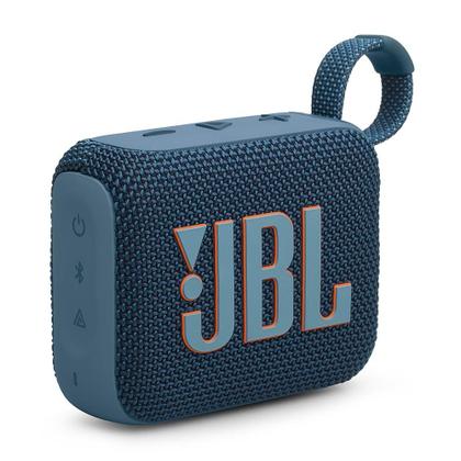 Imagem de Caixa de Som Portátil JBL GO 4, Bluetooth, 4.2w RMS, Até 7h, Azul - JBLGO4BLU