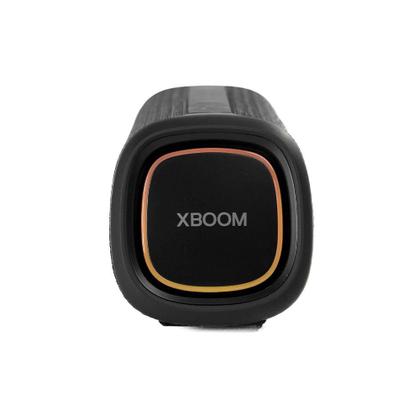 Imagem de Caixa de Som Portátil LG XBOOM Go XG5S, Bluetooth, 20W RMS, IP67, Até 18h de Bateria, Fibra de Carbono, Preto