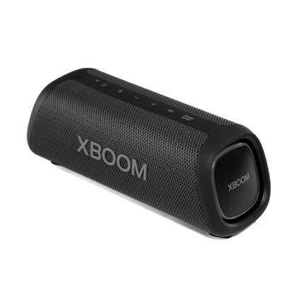 Imagem de Caixa de Som Portátil LG XBOOM Go XG5S, Bluetooth, 20W RMS, IP67, Até 18h de Bateria, Fibra de Carbono, Preto