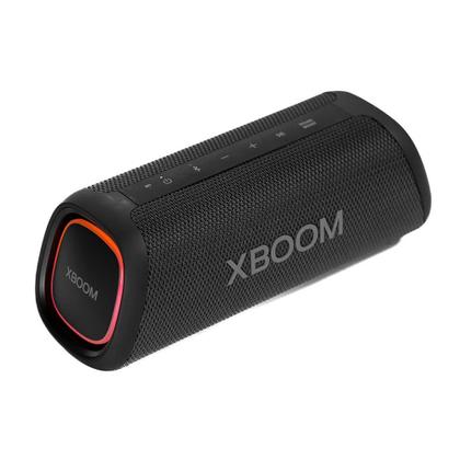 Imagem de Caixa de Som Portátil LG XBOOM Go XG5S, Bluetooth, 20W RMS, IP67, Até 18h de Bateria, Fibra de Carbono, Preto