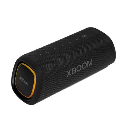 Imagem de Caixa de Som Portátil LG XBOOM Go XG7S, Bluetooh, 30W+10W RMS, IP67, Bateria 24H, Fibra de Carbono, Preto