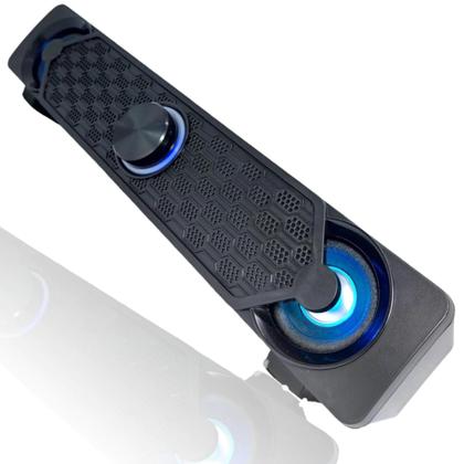 Imagem de Caixa de som Portátil Soundbar smart tv Efeito Led RGB potente