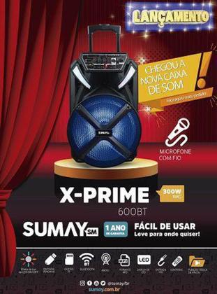 Imagem de Caixa de Som Portátil X-PRIME 600BT - Sumay