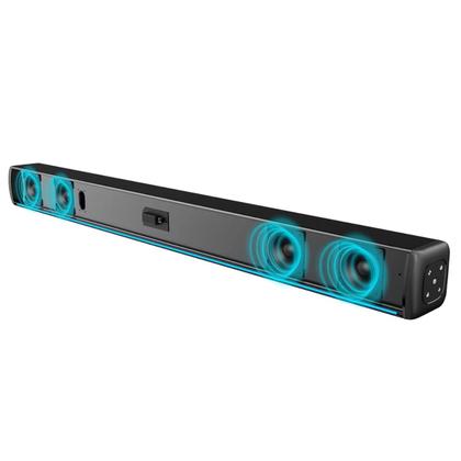 Imagem de Caixa De Som Soundbar Gamer RGB Thronmax THX100 Bluetooth