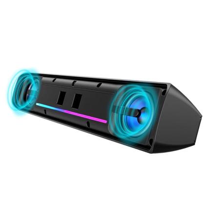 Imagem de Caixa De Som Soundbar Gamer RGB Thronmax THX90 Bluetooth