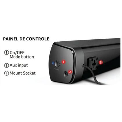 Imagem de Caixa de som Soundbar Novik Cinema3 2.1 80 Watts Rms - Skp