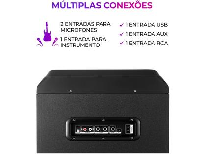 Imagem de Caixa de Som Torre Aiwa AWS-T2W-02 Bluetooth 2300W RMS Amplificada