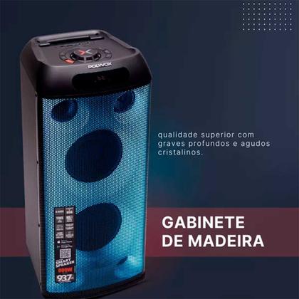 Imagem de Caixa de Som Torre Amplificada Bluetooth Led 800w XT-660T