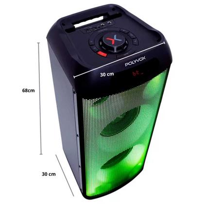 Imagem de Caixa de Som Torre Amplificada Bluetooth Led 800w XT-660T