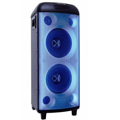Imagem de Caixa de Som Torre Bluetooth Amplificada Polyvox TWS Full Led 2000W para Festas