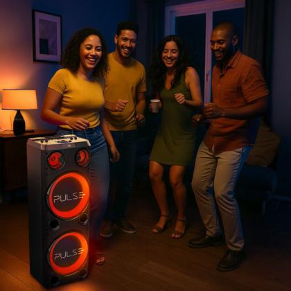 Imagem de Caixa De Som Torre Double 12 2300W Bluetooth Pulse - PS736