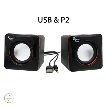 Imagem de Caixa De Som Usb P2 Pc/notebook Multimidia Kp-600 Knup