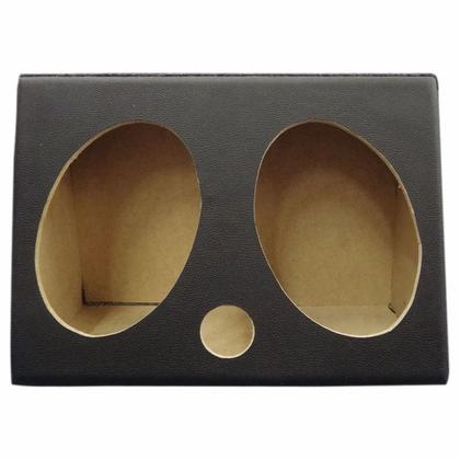 Imagem de Caixa De Som Vazia 2 Alto Falantes 6x9 Polegadas e 1 Duto Retangular Acarpetada