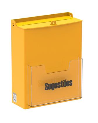 Imagem de Caixa De Sugestões Parede Acrílico Com Nicho A6 (10x15)