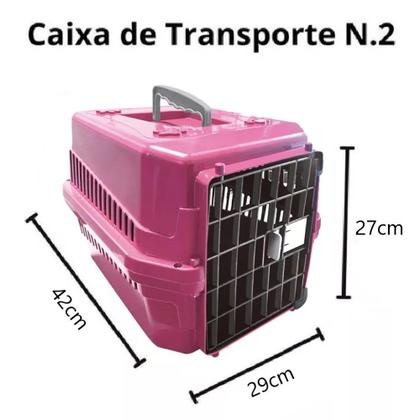 Imagem de Caixa de Transporte Cães Pequenos Chihuahua e Gato N2 Oferta