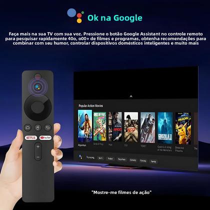 Imagem de Caixa De TV Inteligente Q10 Com 128G, Wi-Fi Duplo, Android 14, 8K HDR10+, Media Player E Assistente