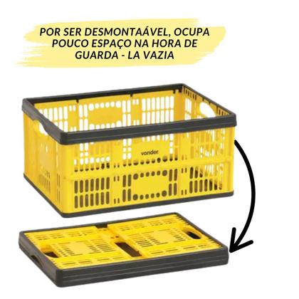 Imagem de Caixa Desmontável Organizadora Vonder Prática P/ Armazenagem