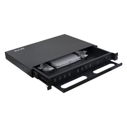 Imagem de Caixa Dio 19" EVUS EV-DIO12 12FO para RACK Preto