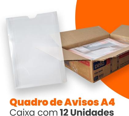 Imagem de Caixa Display Painel de Aviso 12 Unidades Transparente