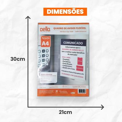 Imagem de Caixa Display Painel de Aviso 12 Unidades Transparente