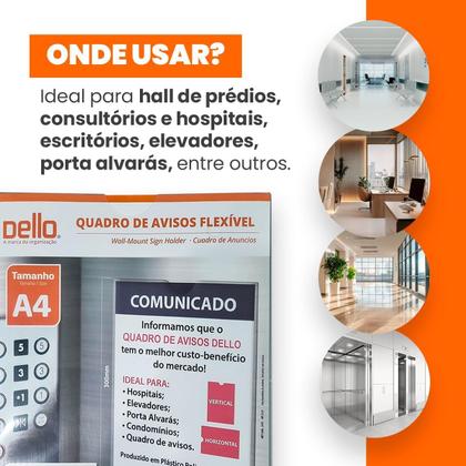 Imagem de Caixa Display Painel de Aviso 12 Unidades Transparente